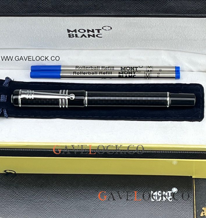 Clone Mont blanc Writers Edition Fountain Pen Silver Clip Clone Mont blanc Writers Edition Fountain Pen Silver Clip